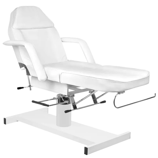 Camilla de estética hidráulica de estética A-210, blanco