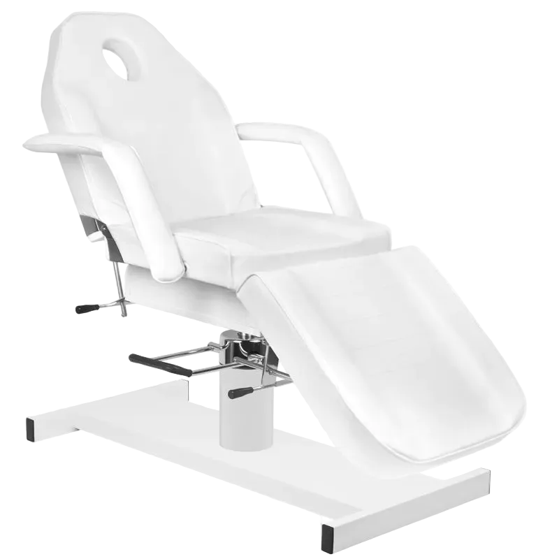 Camilla de estética hidráulica de estética A-210, blanco