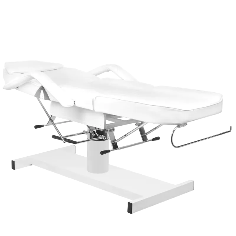 Camilla de estética hidráulica de estética A-210, blanco