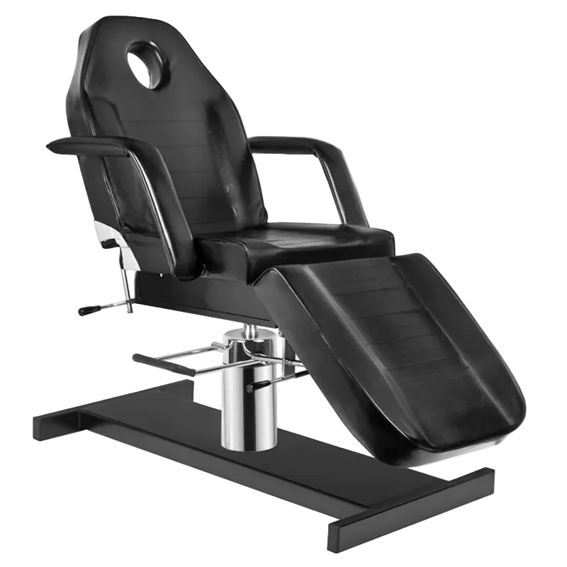 Camilla de estética hidráulica de estética A-210, negro