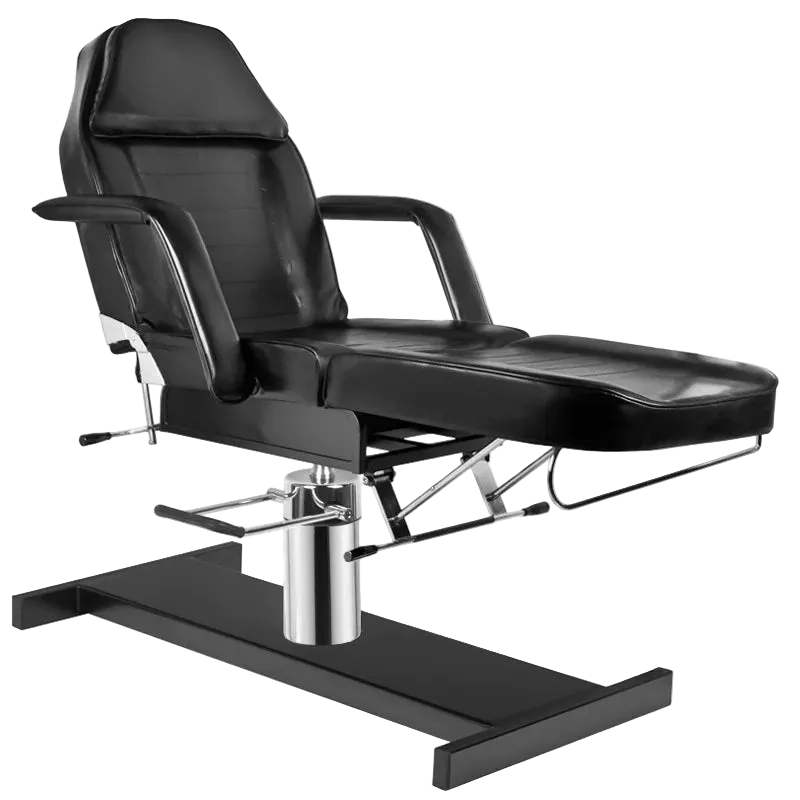 Camilla de estética hidráulica de estética A-210, negro