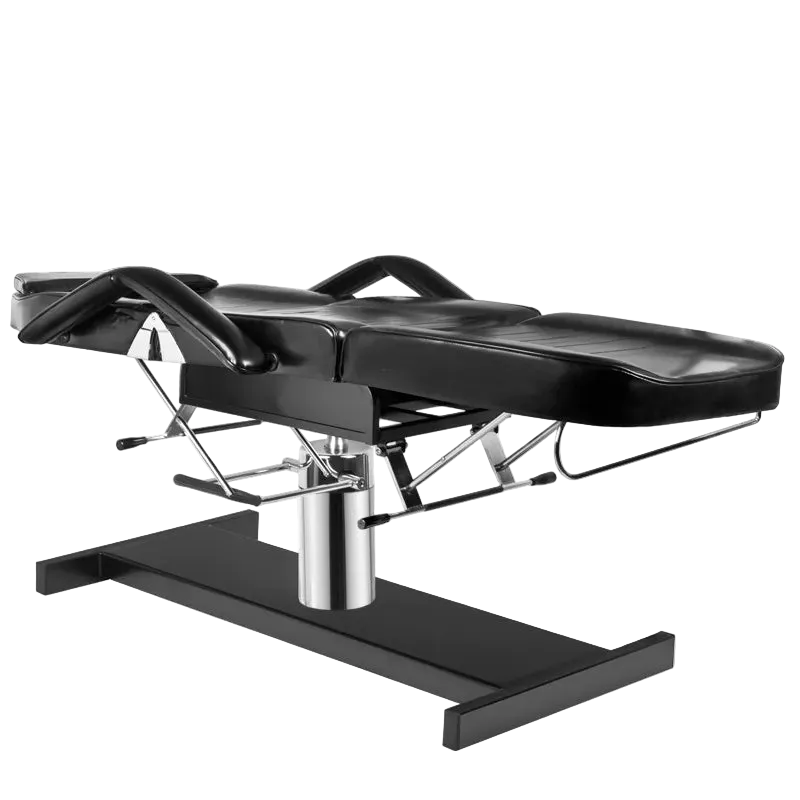 Camilla de estética hidráulica de estética A-210, negro