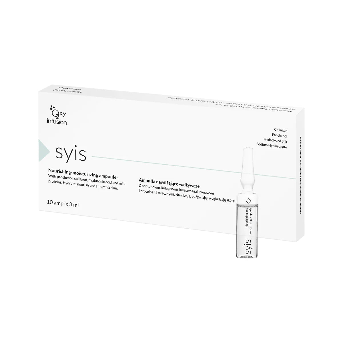 Moisturizing and nourishing ampoules 10x3 ml
