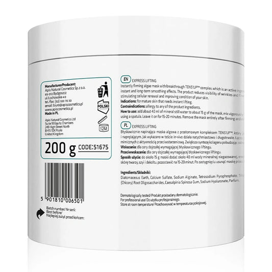Apis Mascarilla de Algas Express Lifting con Tens'Up™