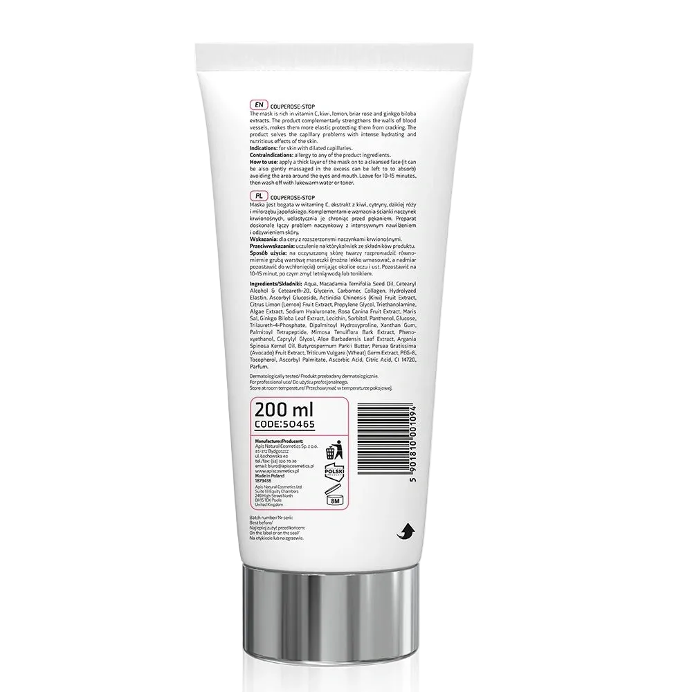 Apis Mascarilla Couperose-Stop para Piel con Problemas Vasculares