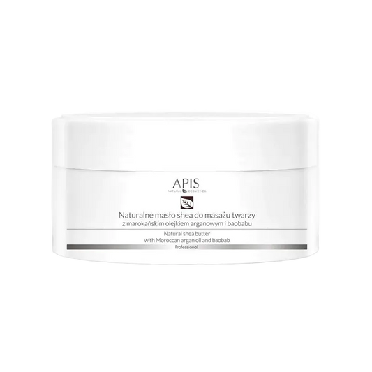 Manteca de karité natural con aceite de argán para masaje facial, 100 g
