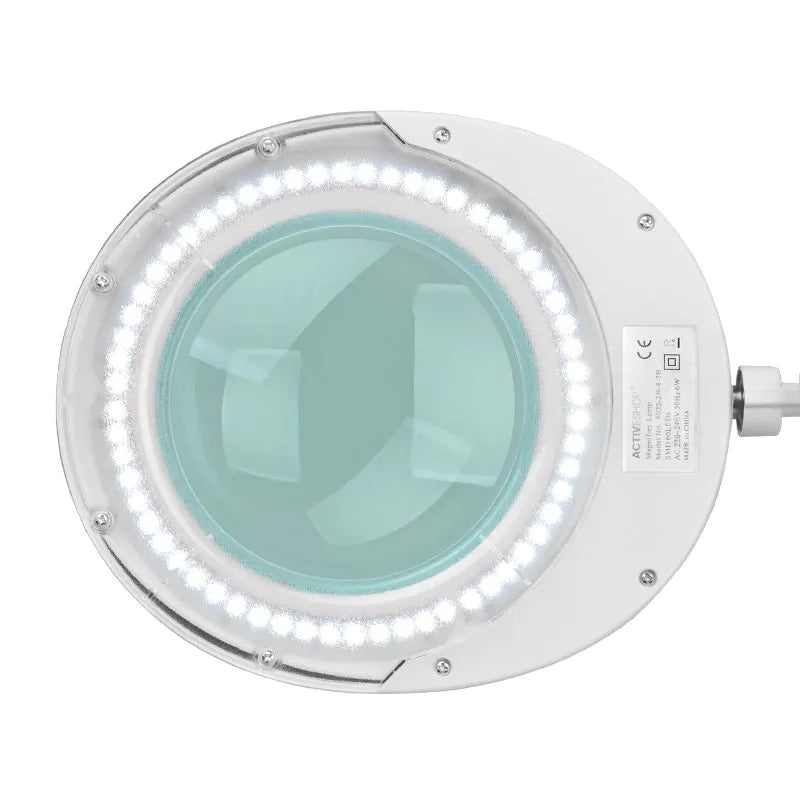 LED lámpara lupa 5 diop. con base