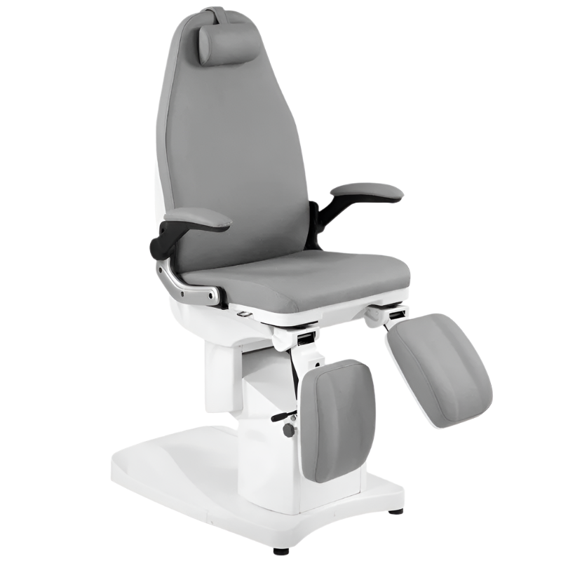 Sillón de Pedicura con 3 Motores Eléctricos – Diseño Moderno y Máximo Confort, color gris