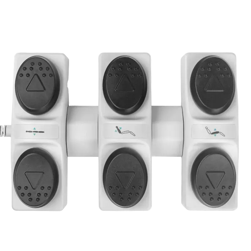 Control de pie para camillas Azzurro de 3 motores