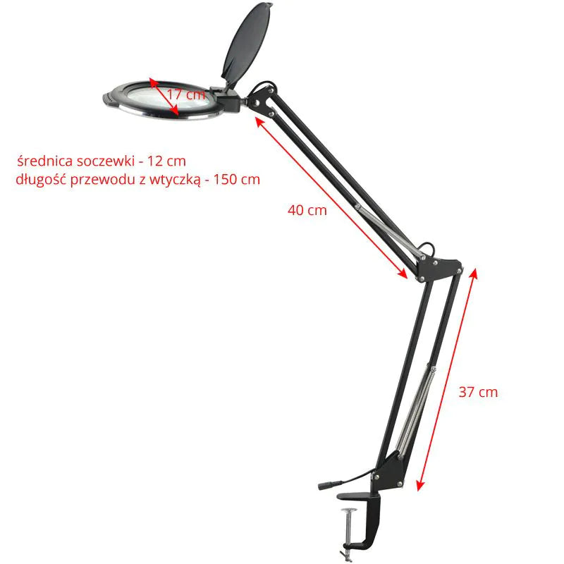 LED tabletop magnifying lamp Moonlight 8012/5