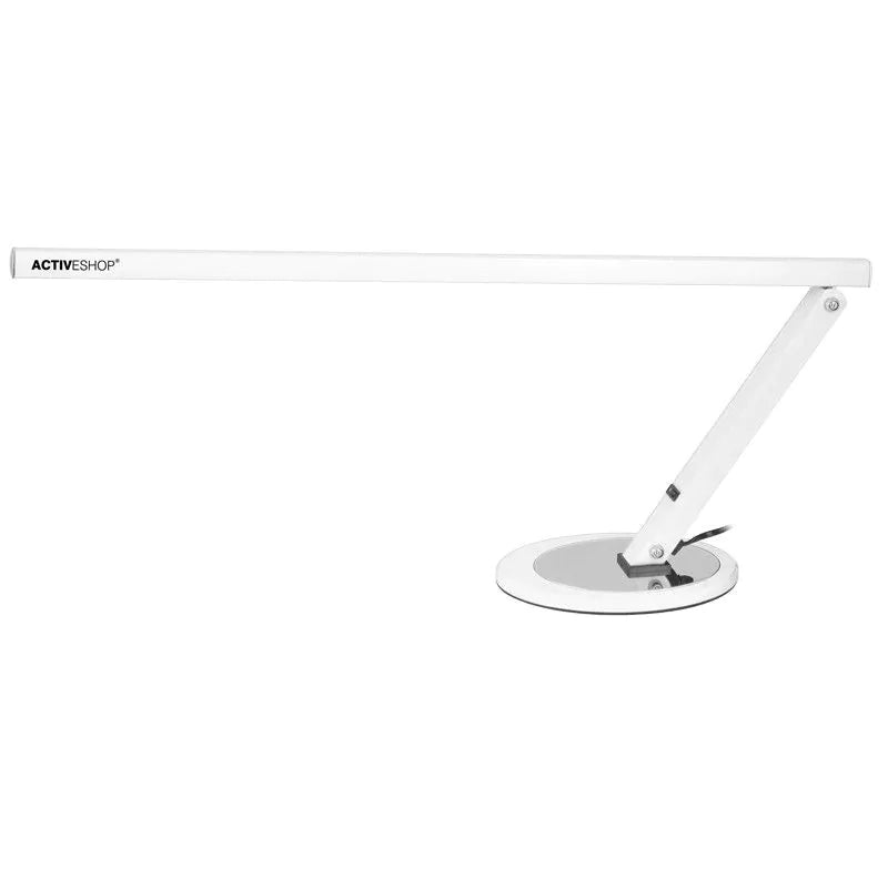 Lámpara de mesa Slim LED de aluminio blanco