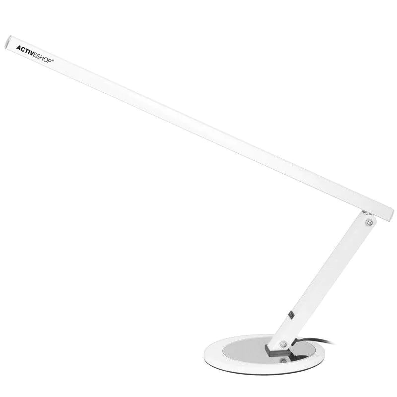 Lámpara de mesa Slim LED de aluminio blanco