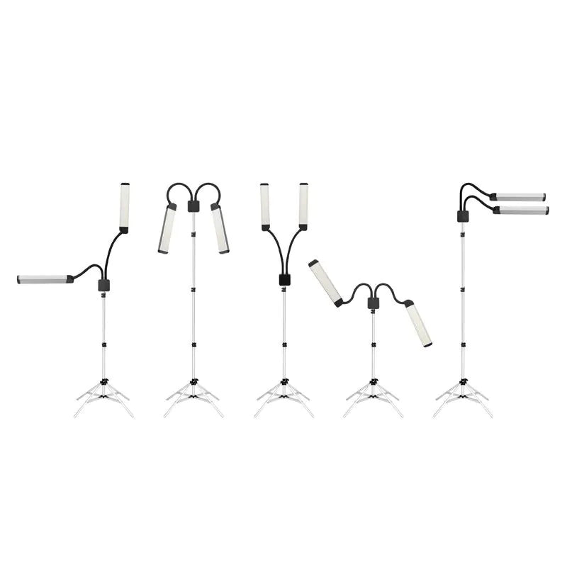 Dual flexible arm lamp with 192 SMD LEDs