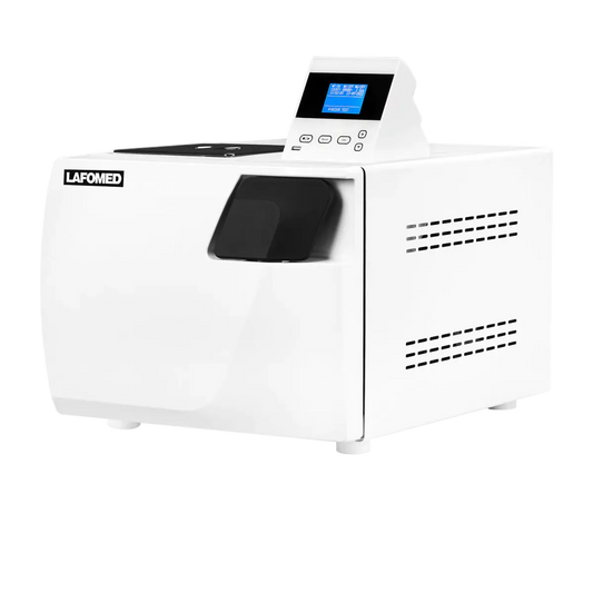 Autoclave Clase B Médico Lafomed Compact Line LFSS08AC 8 L | Con Impresora Térmica e USB para Clínicas, Estética y Tatuaje