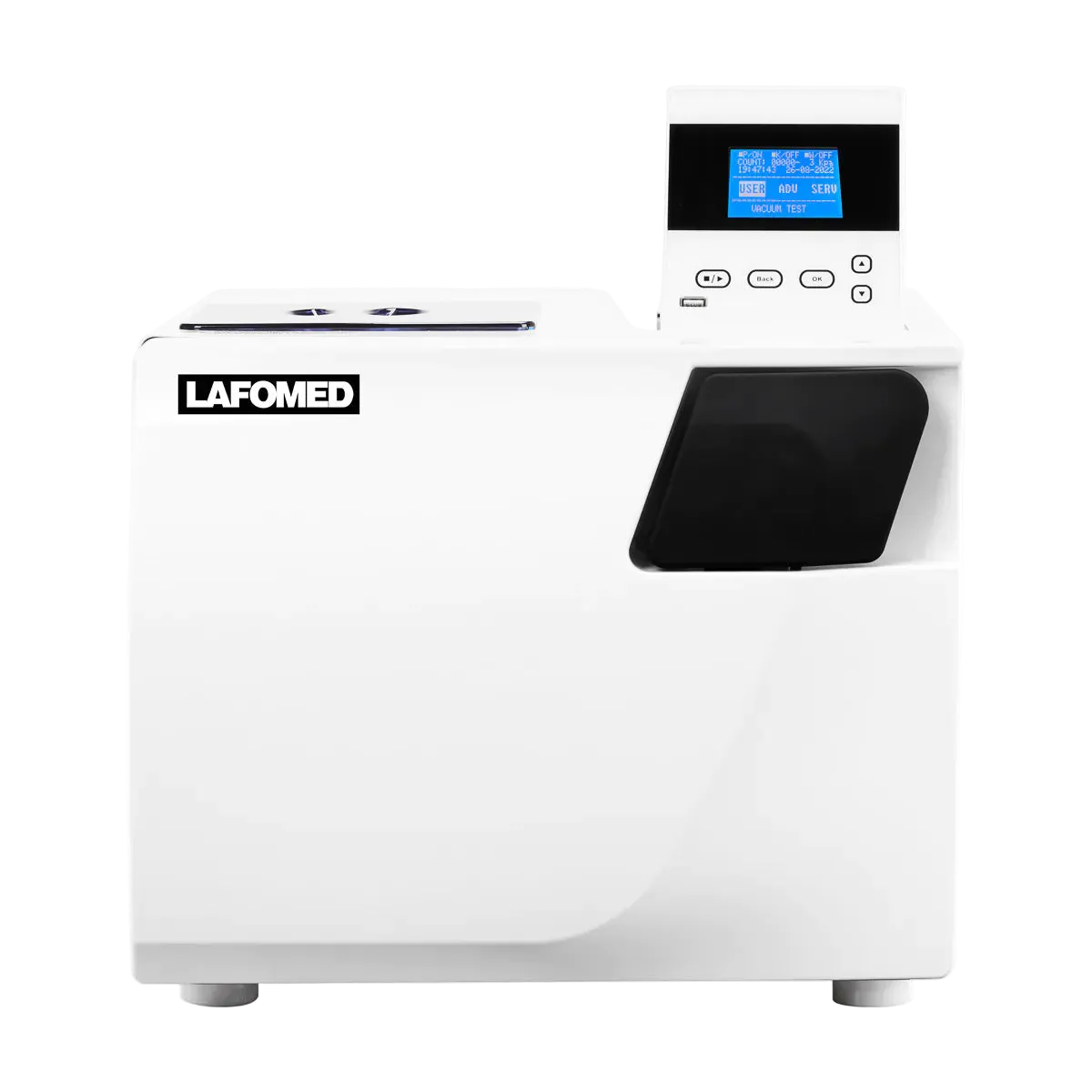 Autoclave Clase B Médico Lafomed Compact Line LFSS08AC 8 L | Con Impresora Térmica e USB para Clínicas, Estética y Tatuaje