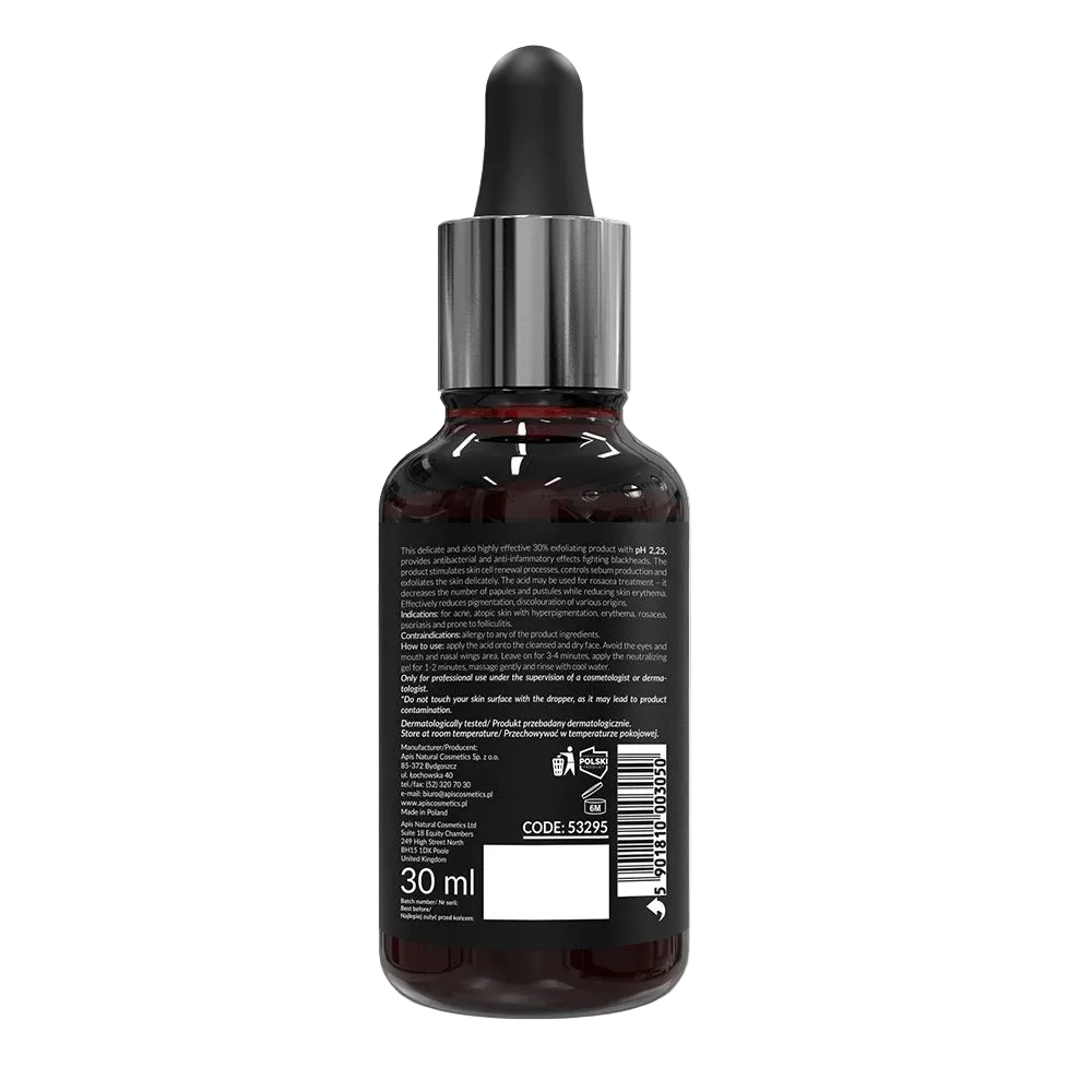 Exfoliante ácido azelaico 30%, 30 ml