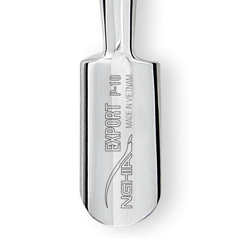 Empujador de Cutículas para Manicura / Pedicura Nghia Export P-10 | Acero Inoxidable Quirúrgico