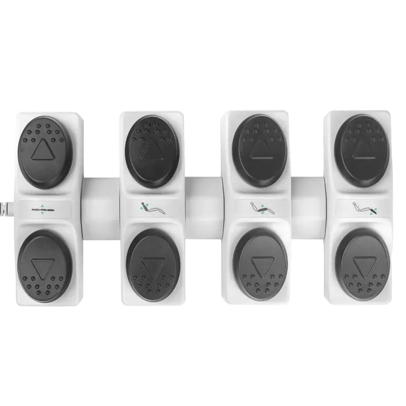 Control de Pie para Camillas Azzurro de 4 Motores | Pedal Ergonómico Hands-Free para Podología y Estética