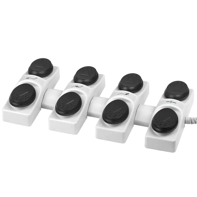 Control de Pie para Camillas Azzurro de 4 Motores | Pedal Ergonómico Hands-Free para Podología y Estética