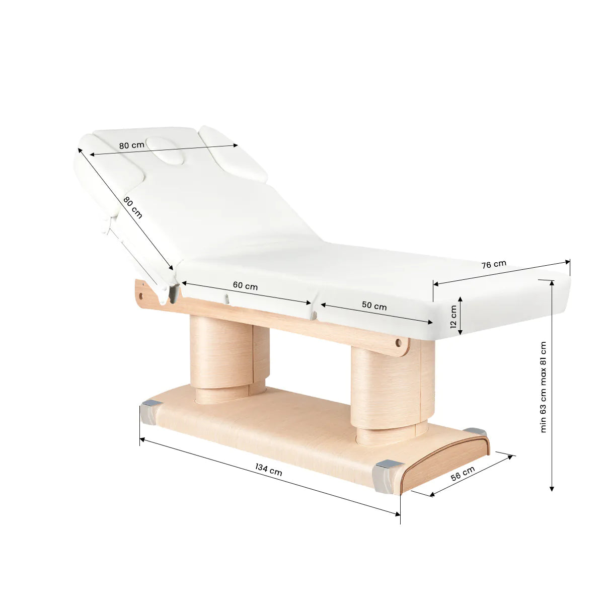 Table de SPA chauffante à 4 moteurs Azzurro 838
