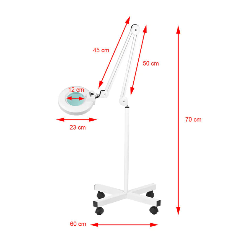 Loupe lampe LED à intensité lumineuse réglable, mod. S4