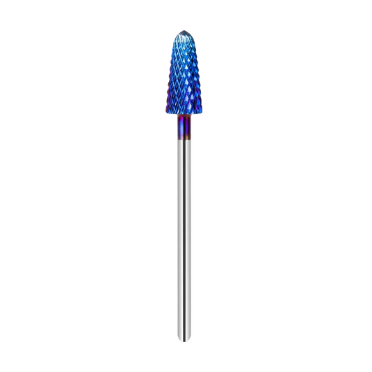 Fresa cono recto dura azul, modelo 03