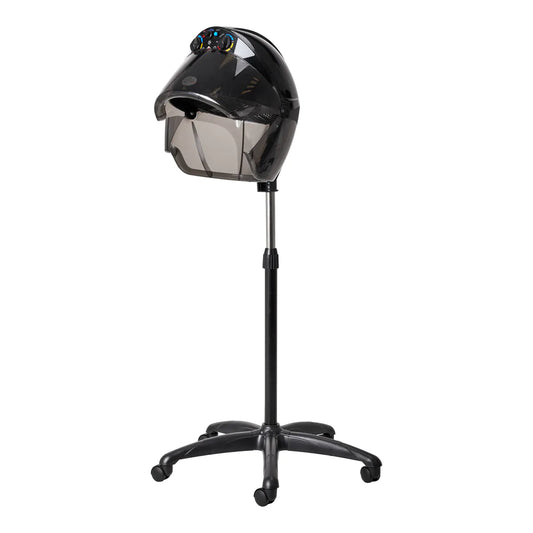 Sèche-cheveux ionique sur pied noir Gabbiano Centurion LVI-203S à trois vitesses