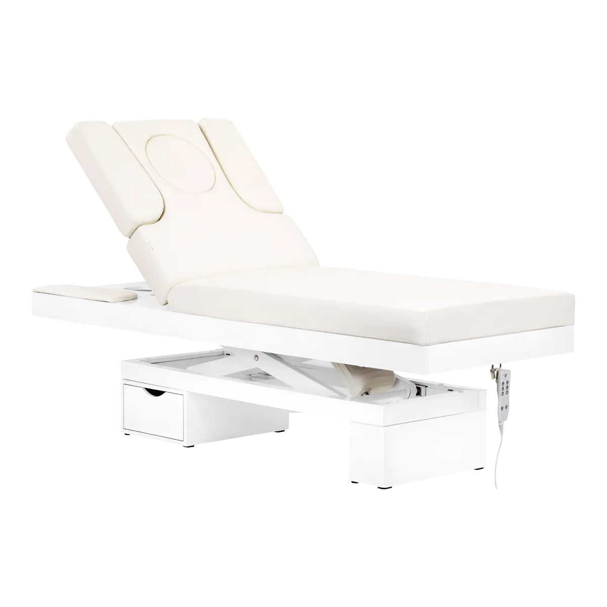 Camilla Eléctrica con Calefacción e Iluminación LED para Salón de Belleza | Sillón Estético de Gama Alta (200 × 76 cm)