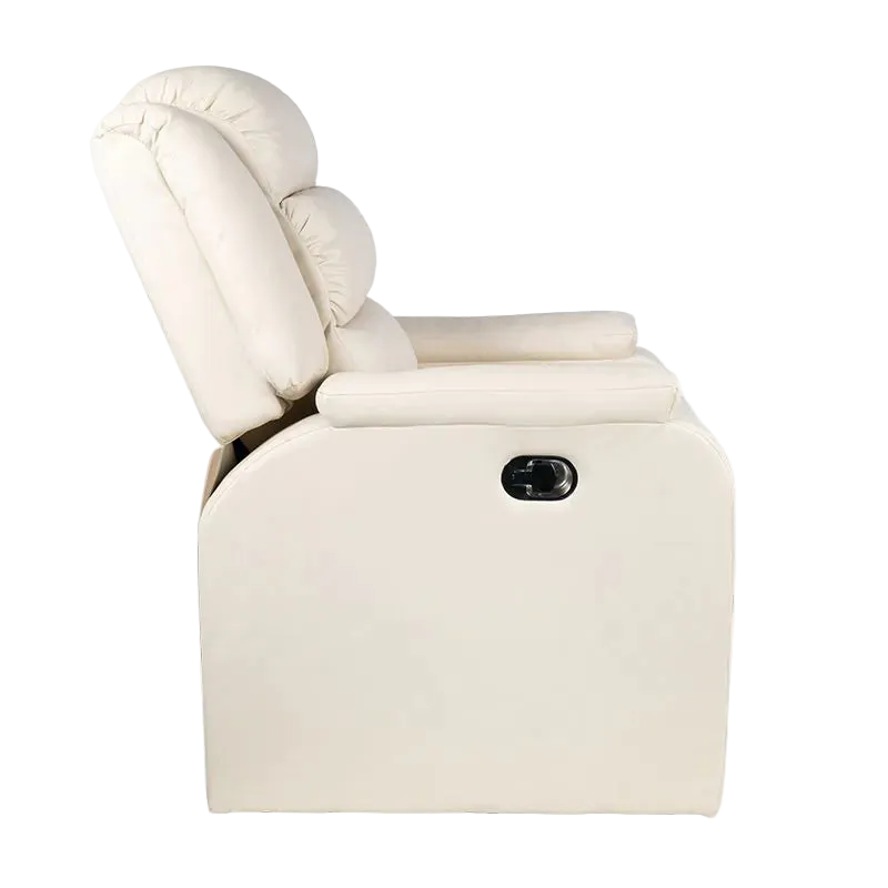 Sillón de pedicura Hilton en ecopiel crema