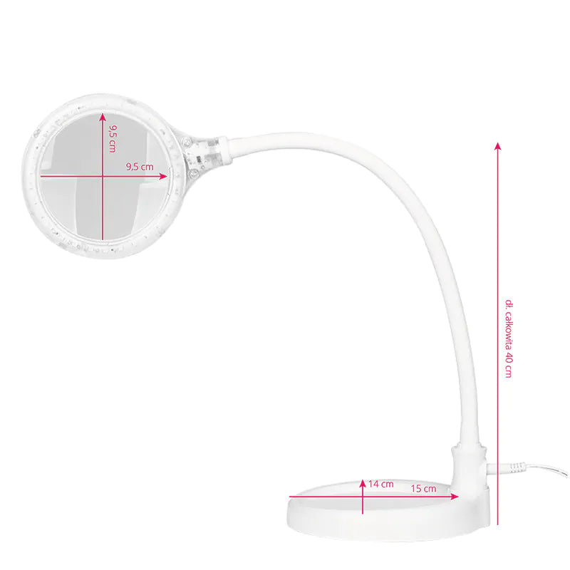 Lampe loupe LED SMD 5 dioptries, mod. 2014-2R
