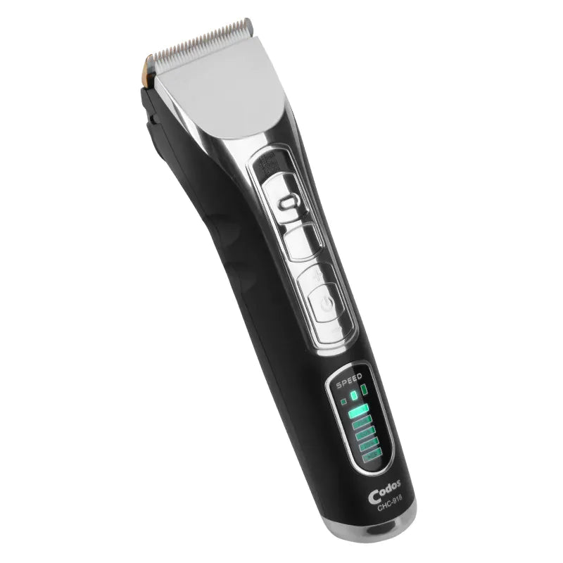 Máquina Cortapelo Profesional Inalámbrica Codos WES-918 con Batería de Litio y Cuchilla de Titanio/Cerámica