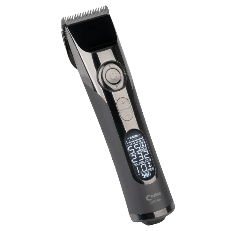 Máquina Cortapelo Profesional Inalámbrica Codos WES-980 con Batería de Litio y Cuchilla de Titanio/Cerámica