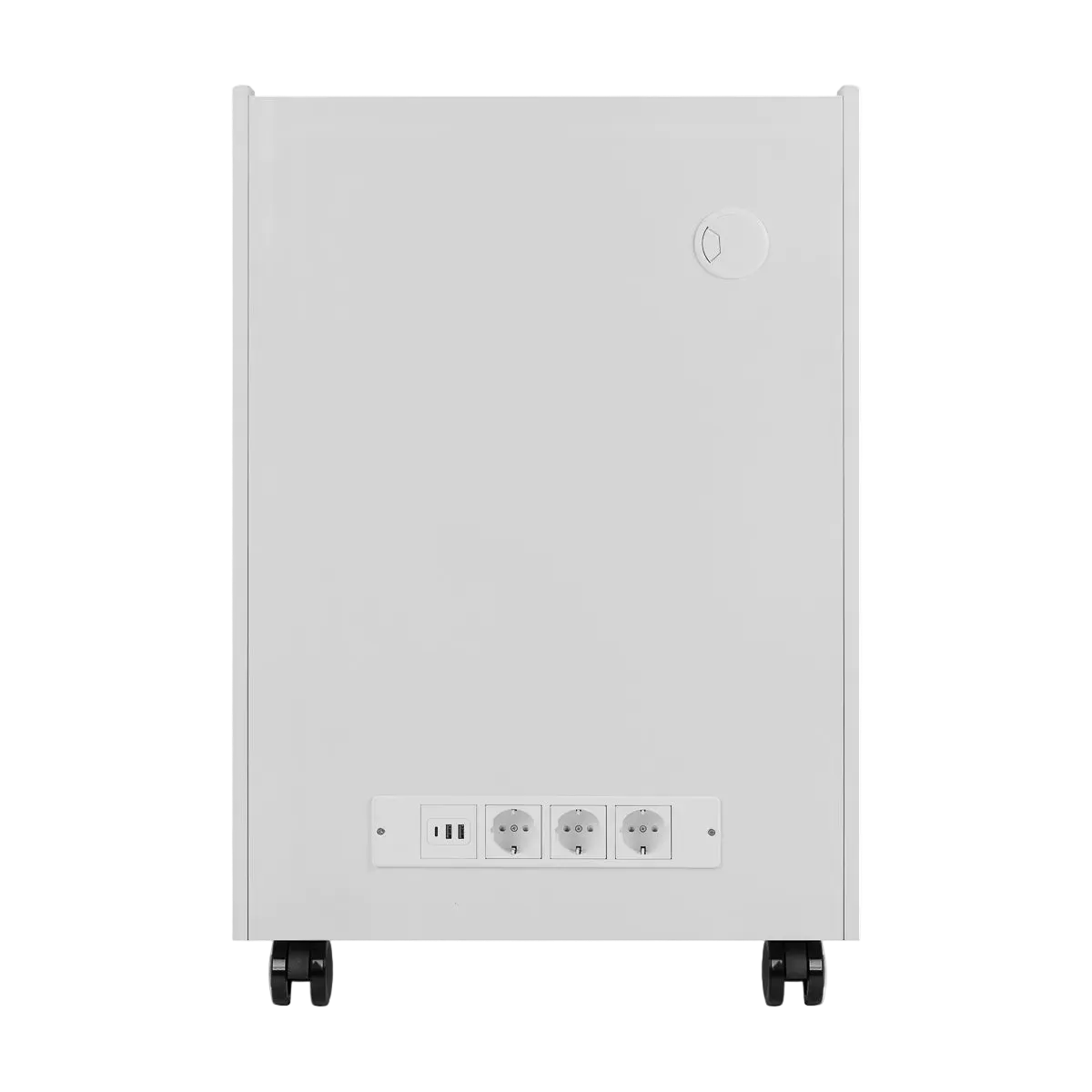 Mobiliario Clínico Premium | Gabinete Abatible de Alta Calidad con Estante Corredizo y Luz UV Integrada para Estética, Podología y Micropigmentación