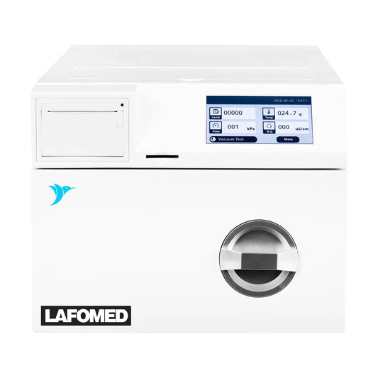 Autoclave Clase B Médico Lafomed Touch LFSS03AA 3 L | Con Pantalla Táctil, Impresora Térmica y Tarjeta SD para Clínicas y Centros de Estética Advanced