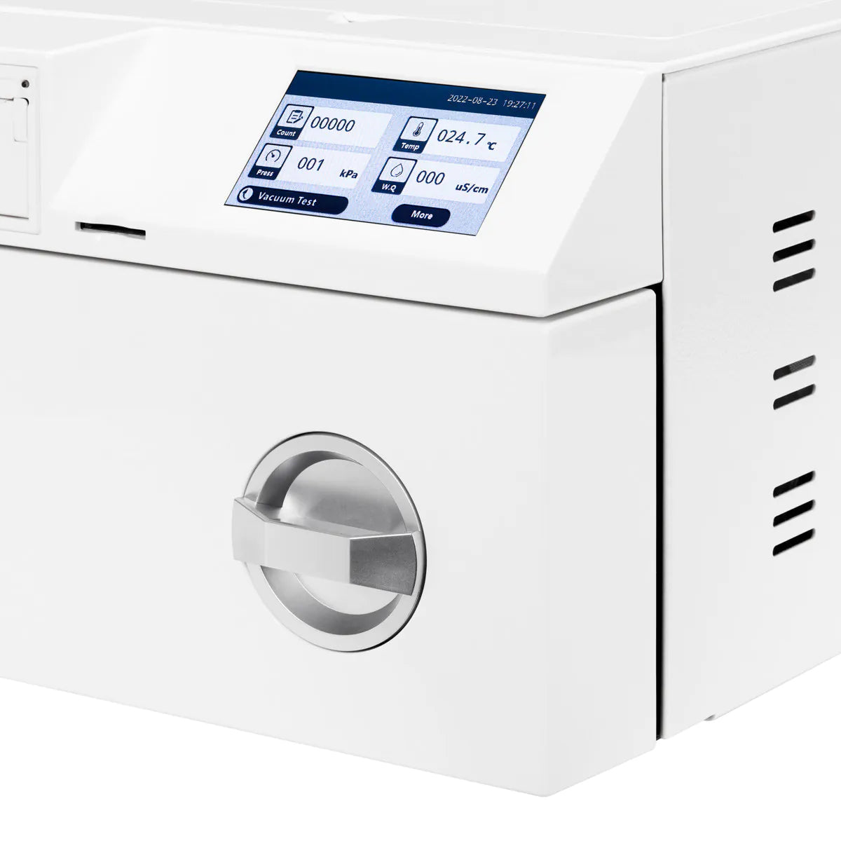 Autoclave clase B Touch 3 L Con pantalla táctil, impresora y Tarjeta SD