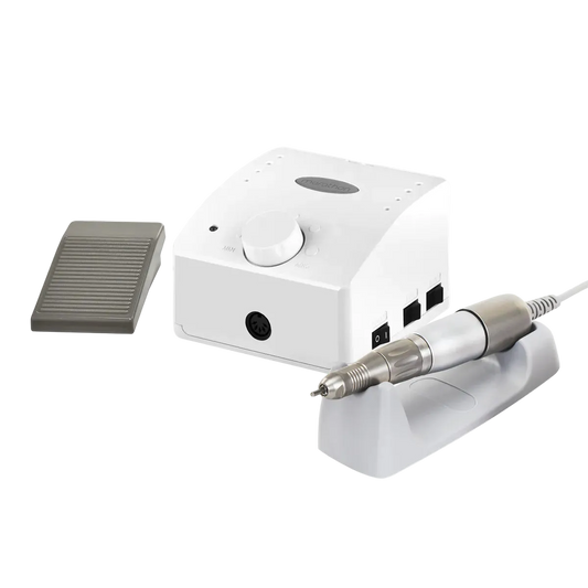 Torno de Manicura Marathon K35 Cube Blanco con Pieza de mano SH30N: Precisión Coreana Saeyang, Gran Torque y Sistema Twist-Lock