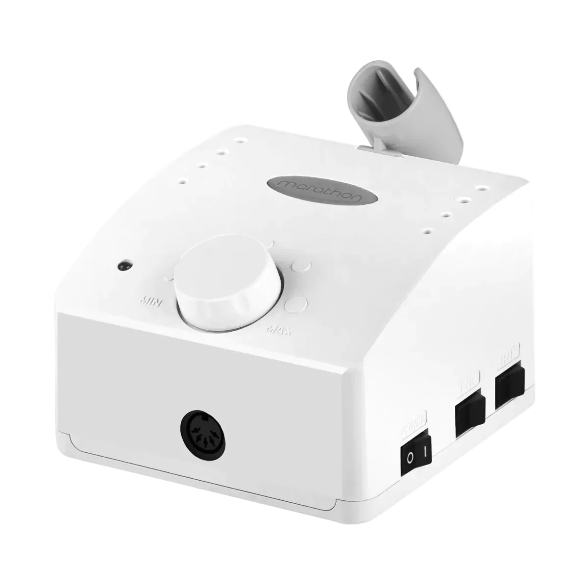 Torno de Manicura Marathon K35 Cube Blanco con Pieza de mano SH30N: Precisión Coreana Saeyang, Gran Torque y Sistema Twist-Lock