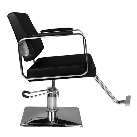 Fauteuil de barbier noir Hair System HS202