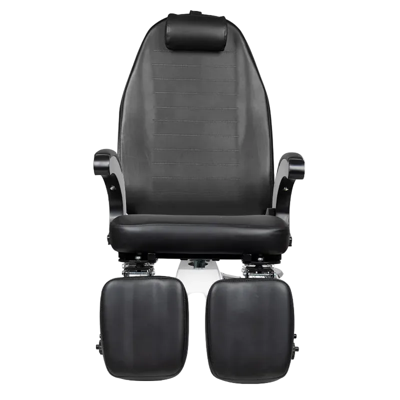 Fauteuil de pédicure hydraulique avec repose-pieds indépendants
