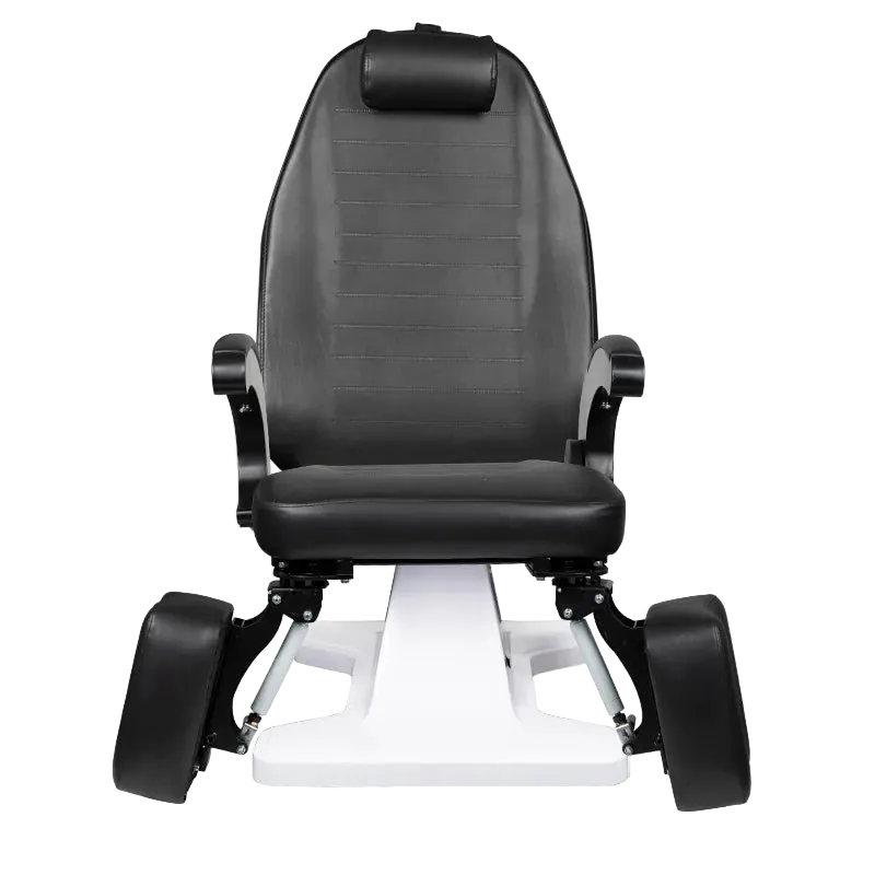 Fauteuil de pédicure hydraulique avec repose-pieds indépendants