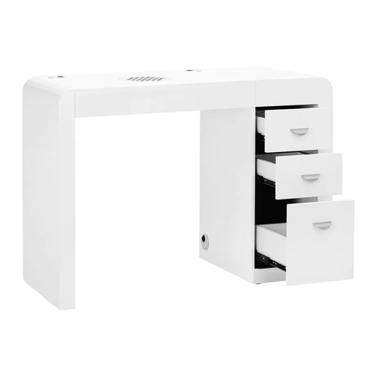 Table de manucure 312 avec absorbeur, gauche