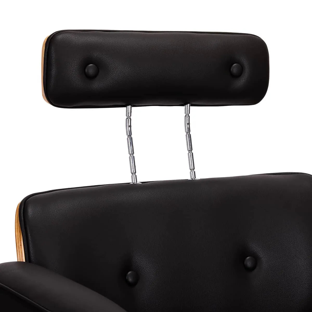 Fauteuil de barbier Gabbiano Florence avec appui-tête noir réglable