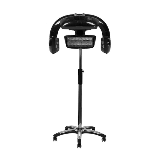 Infrazón de Pie Profesional Gabbiano 628 Negro de 1600 W con 5 Cabezales Térmicos