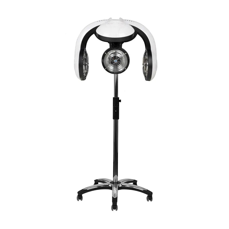 Infrazón de Pie Profesional Gabbiano 938 Blanco de 1600 W con 5 Cabezales Térmicos y 4 Ventiladores