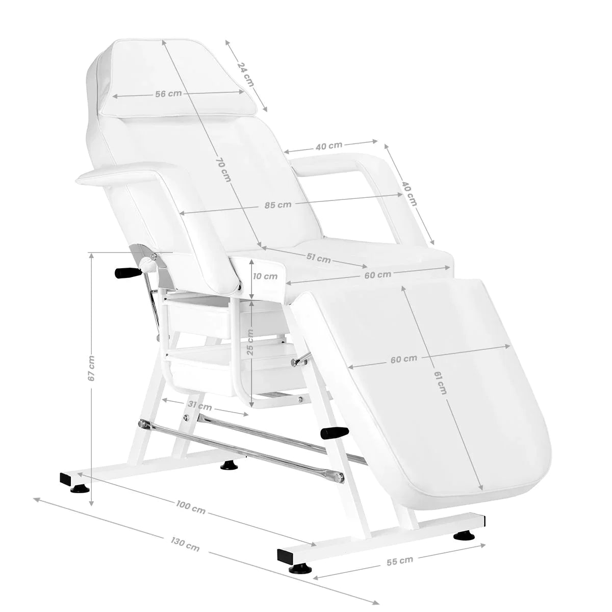 Universal stretcher with drawers