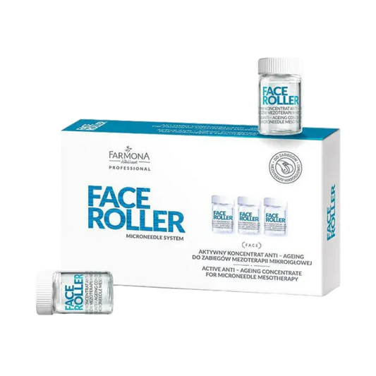 Farmona Face Roller Active Concentrate Anti‑Aging - Concentrado activo para mesoterapia microneedle 5 x 5 ml
