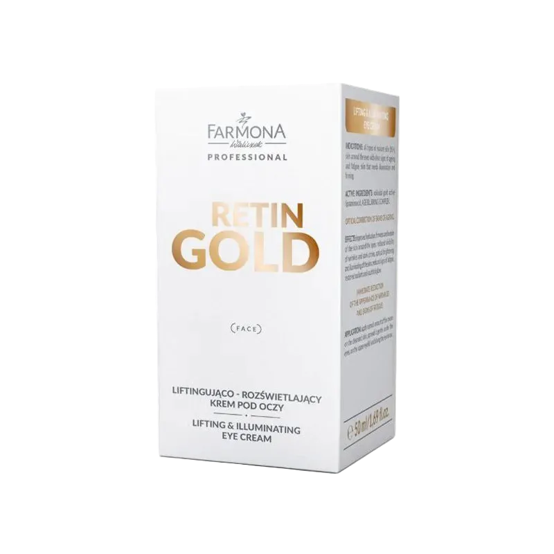Farmona Retin Gold Crema para Ojos Reafirmante e Iluminadora 50 ml