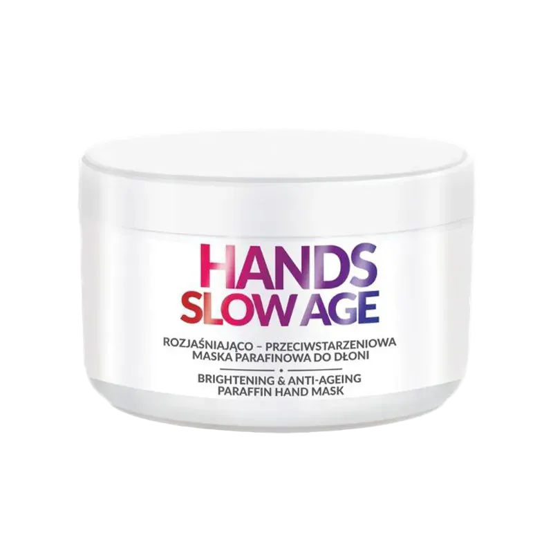Farmona Hands Slow Age Mascarilla de Parafina Iluminadora y Anti-Envejecimiento para Manos 300 ml | Sistema Clínico de Rejuvenecimiento de Manos, Terapia Térmica de Acción Express