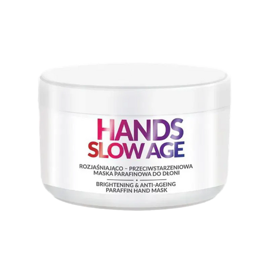 Farmona Hands Slow Age Mascarilla de Parafina Iluminadora y Anti-Envejecimiento para Manos 300 ml | Sistema Clínico de Rejuvenecimiento de Manos, Terapia Térmica de Acción Express