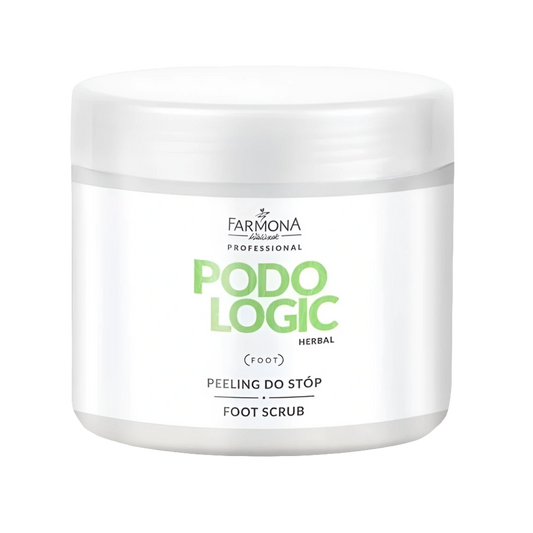 Exfoliante de hierbas para pies secos y ásperos Podologic Herbal Farmona Professional, 500 ml